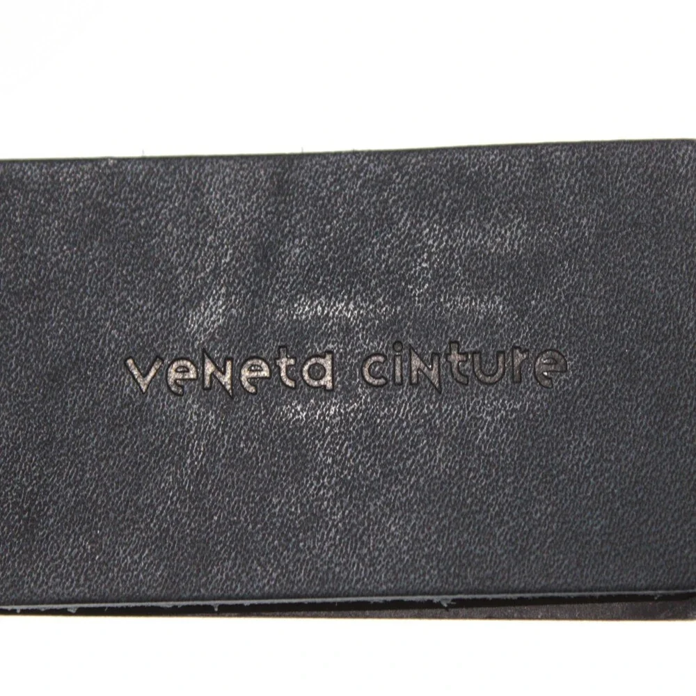 Veneta Cinture NWT Classic Belt Size 105 (US 40) in Black Leather
